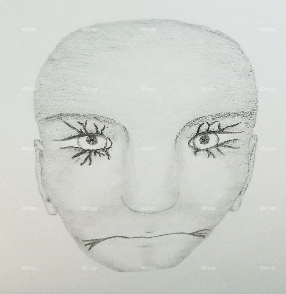 Fantasy. Pencil drawing.