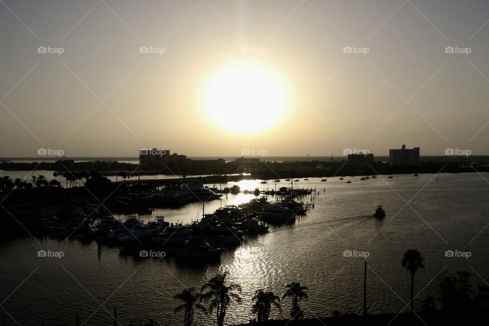 Sunrise at Clearwater Marina 