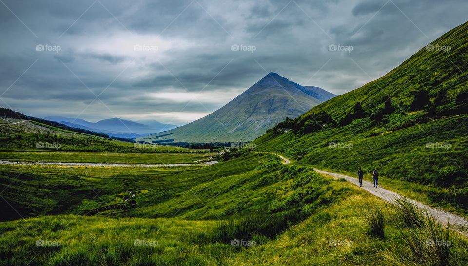 Hiking in Fabulous Landscape 