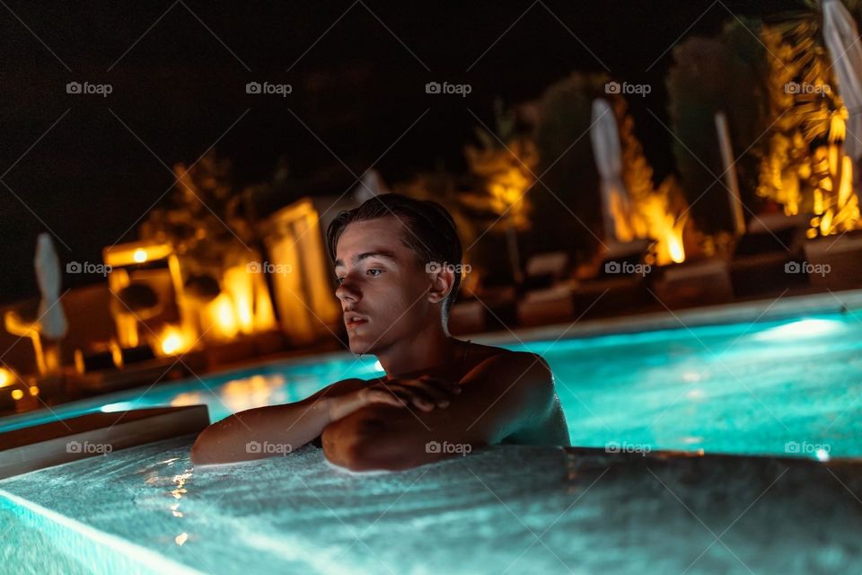 portrait of pensive young person