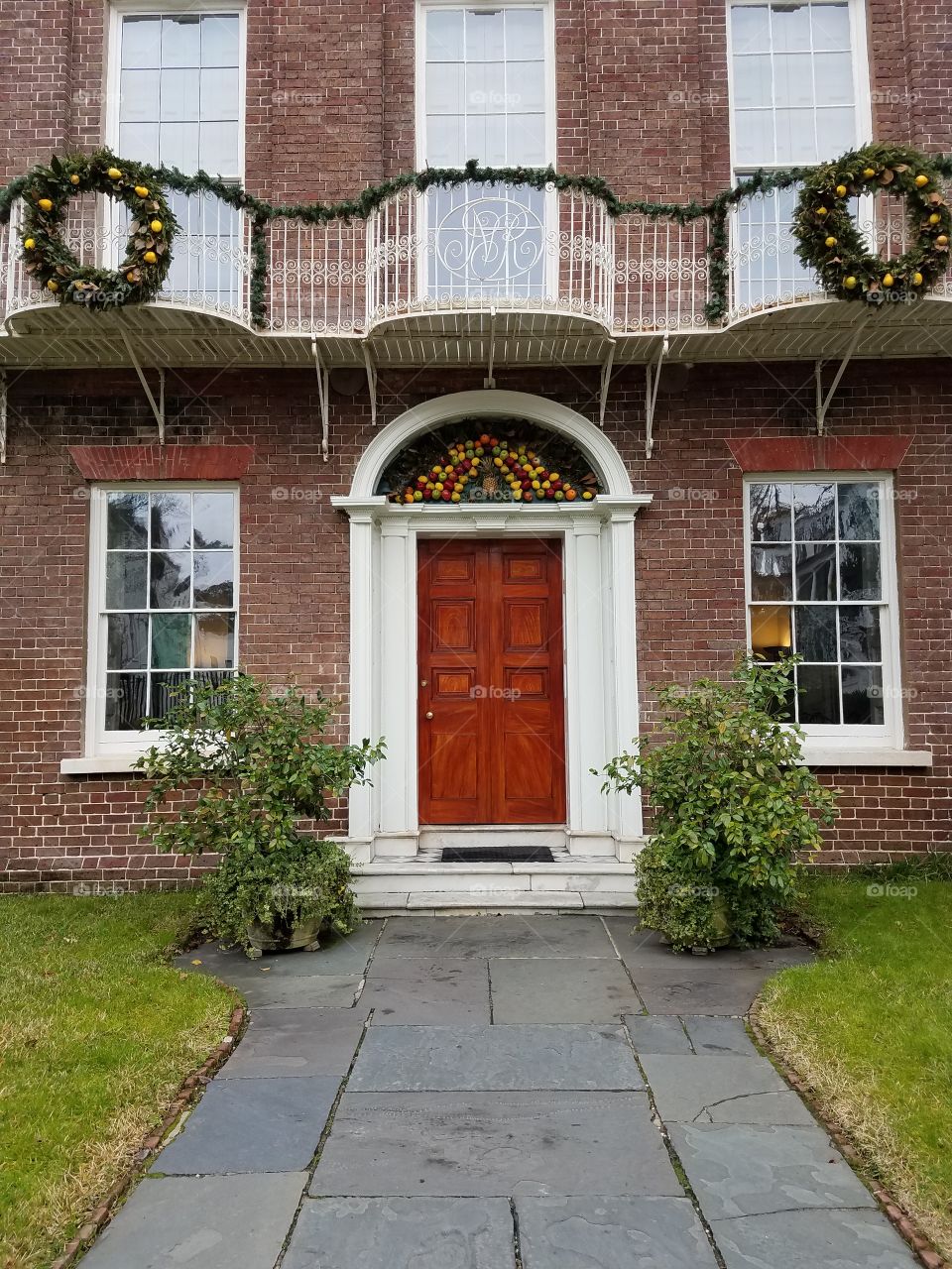 Russell House, Charleston, SC,  fruited door