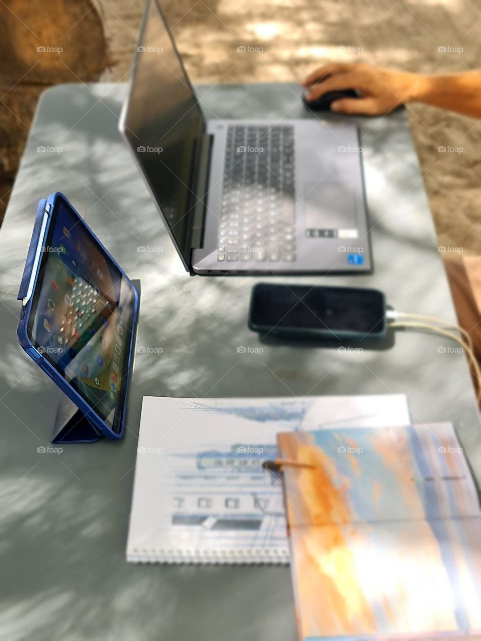 Work at home, new normal office