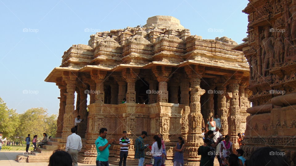 Sun temple side structure