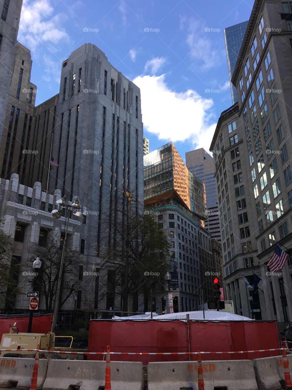 Boston in the evening light