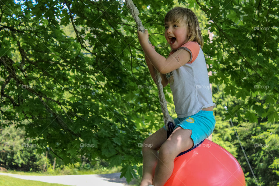 Point A to B. Sometimes the destination is not so clear when you’re swinging on a large ball attached to a very long rope on a high branch of a huge tree. But what you know is that it’s fantastic fun wherever Point B takes you! 😆