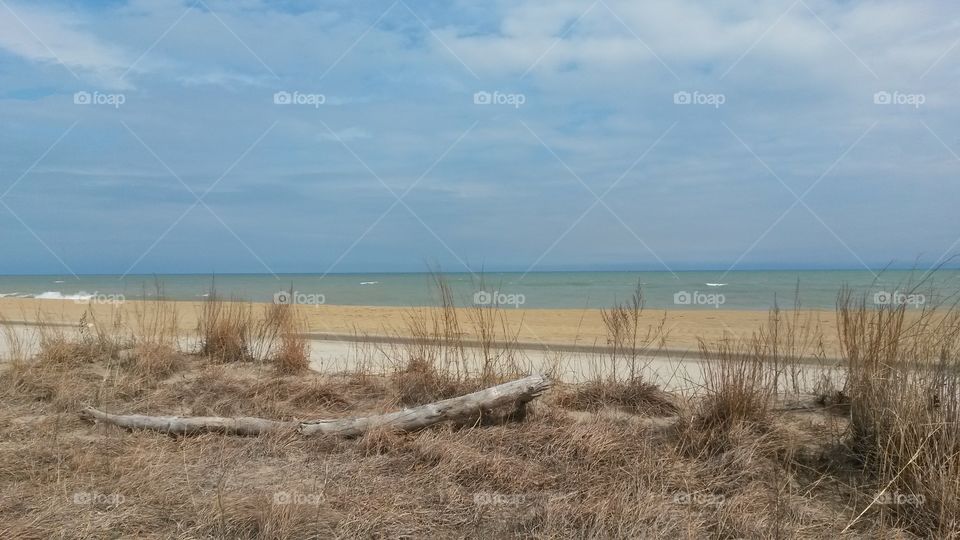 Lake Michigan: Illinois State Beach Park, Zion IL