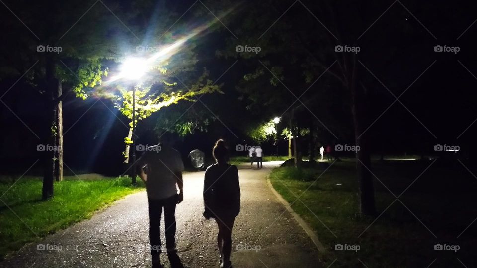 Nice walk - father and daughter in Park #tvrđava