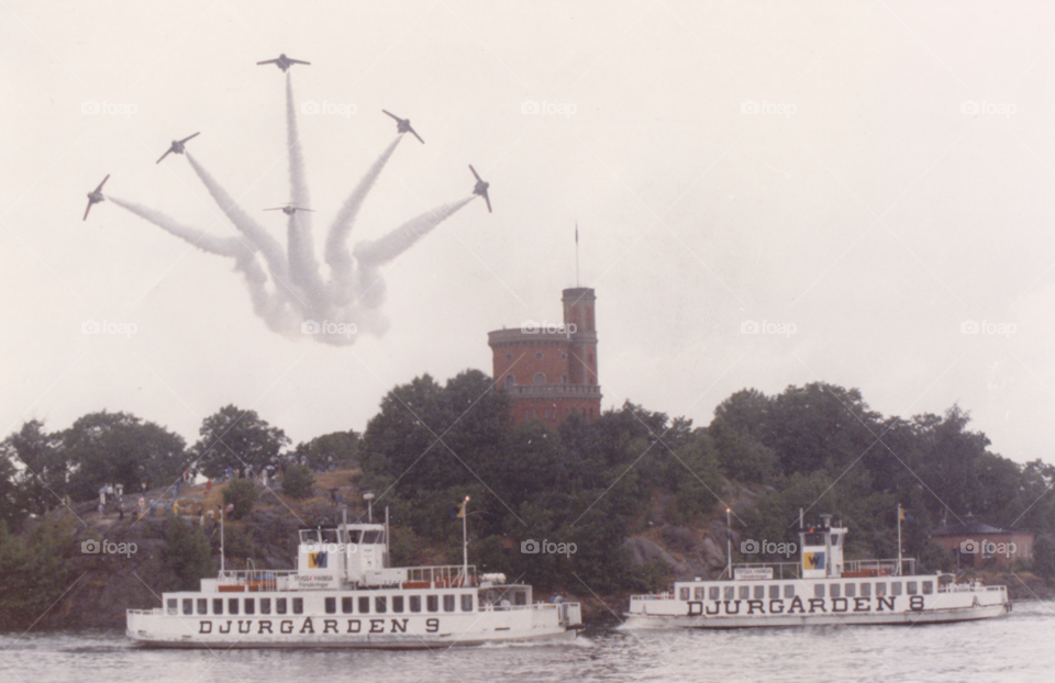 stockholm water airplane tower by MagnusPm