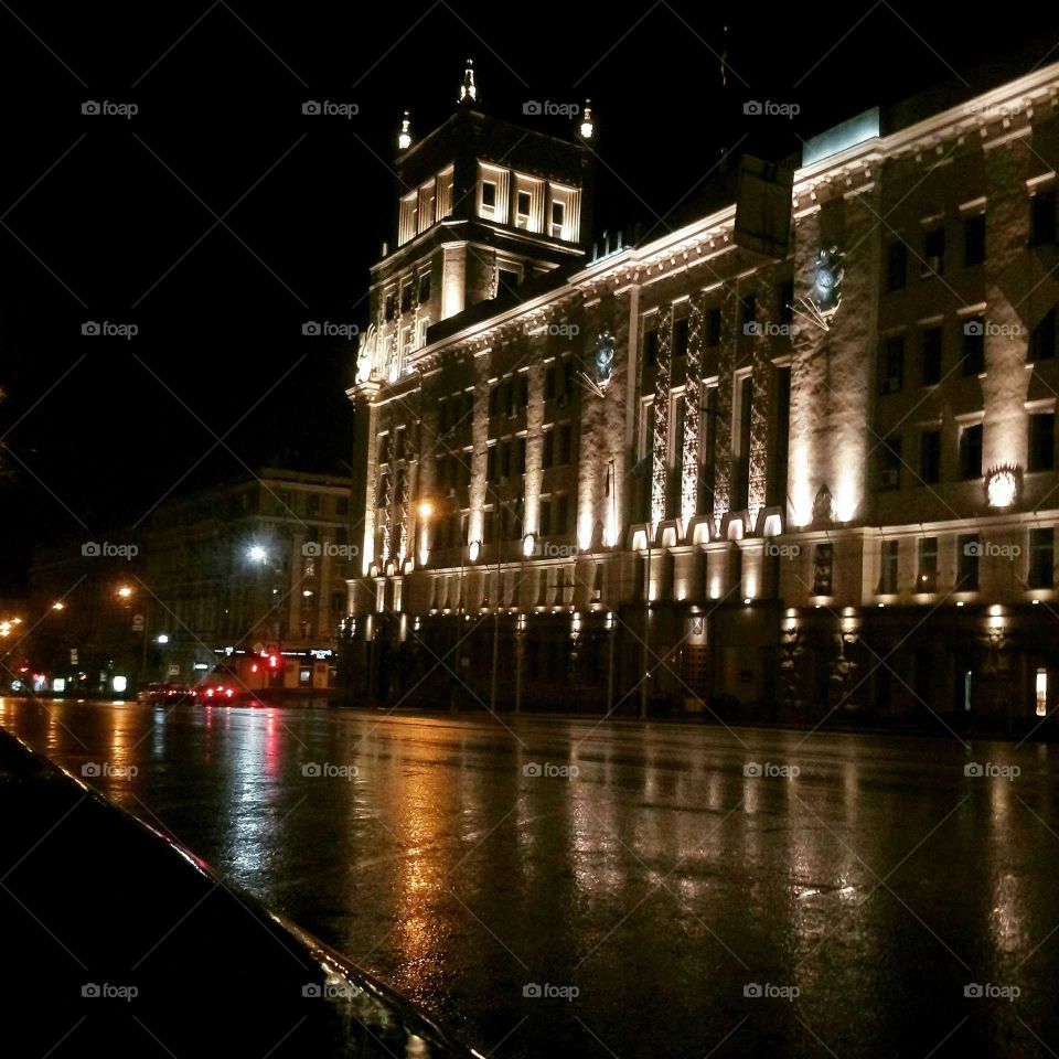 rainy day in Kharkov , Ukraine