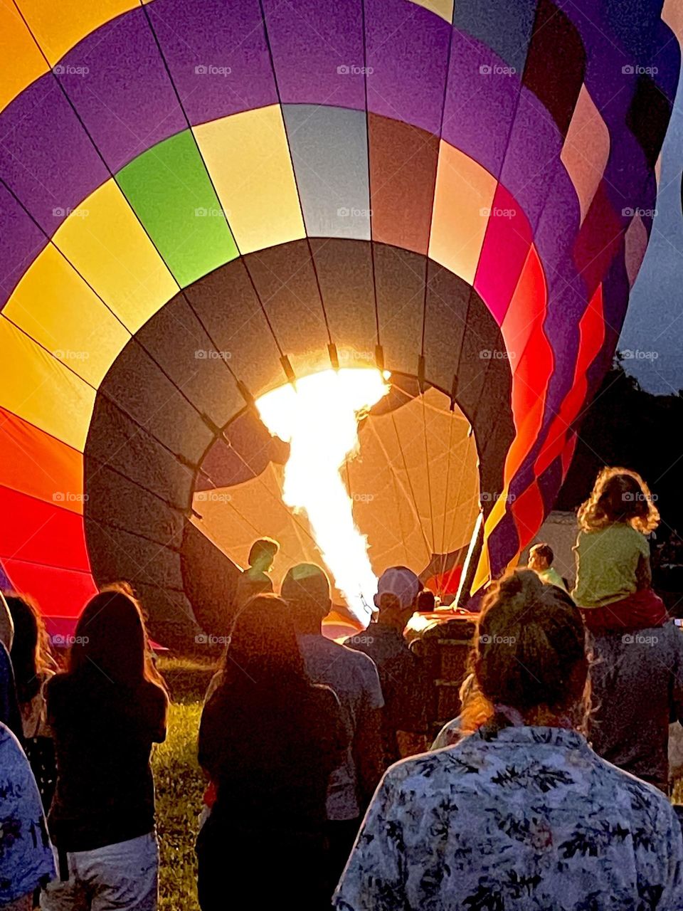 Balloon glow