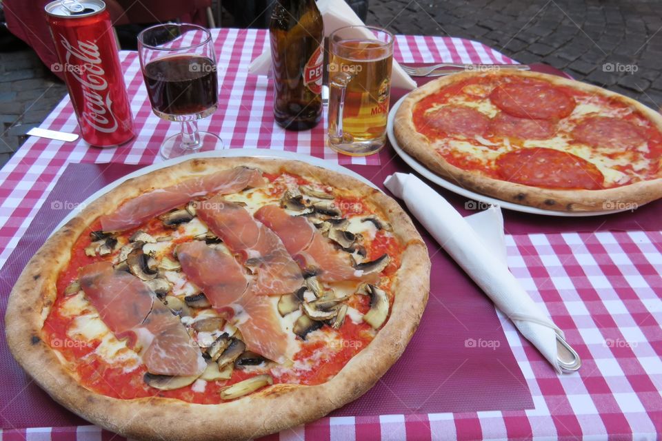 Pizza in Rome!