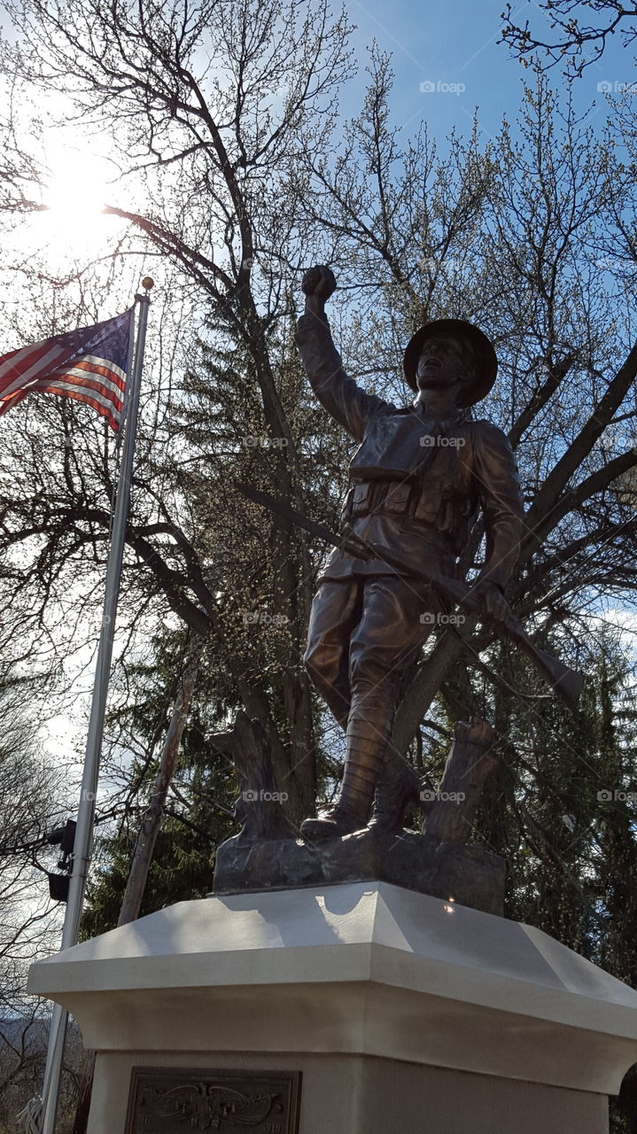 WWII veteran memorial