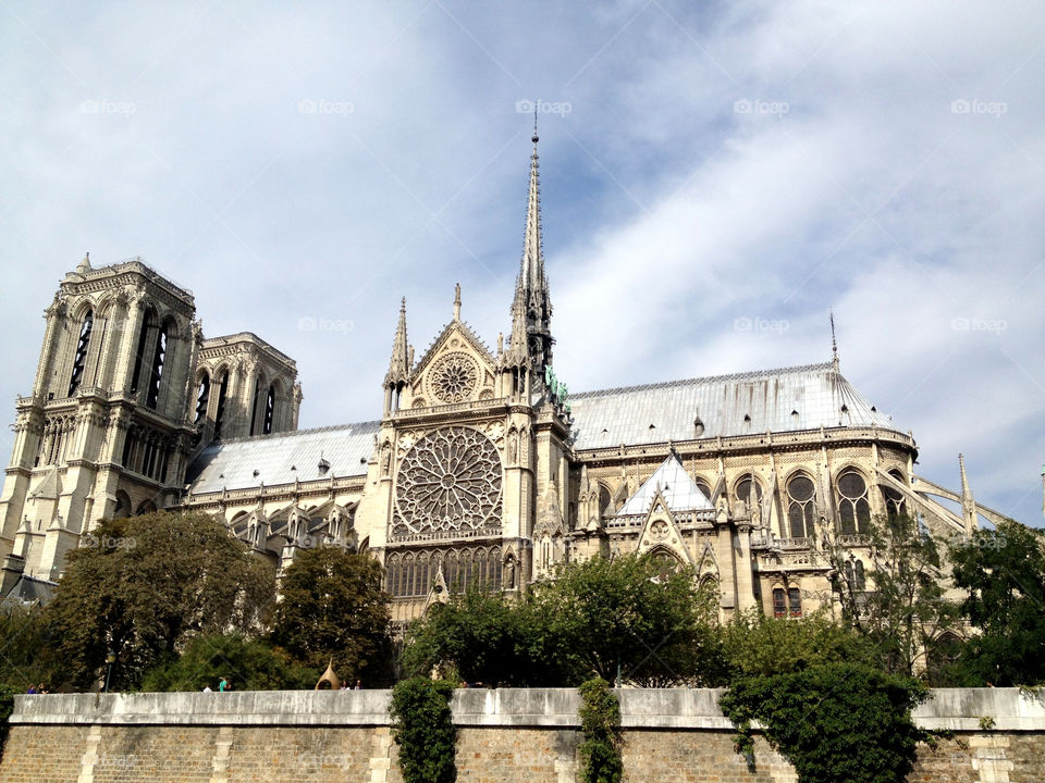 the river cathedral notre by dannytwotaps