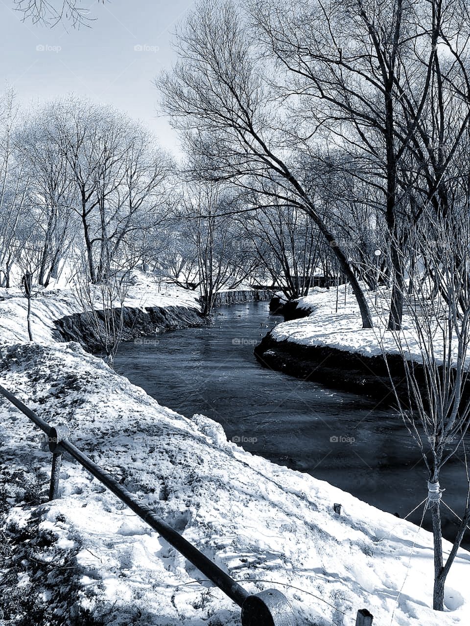 A river that does not freeze in winter.