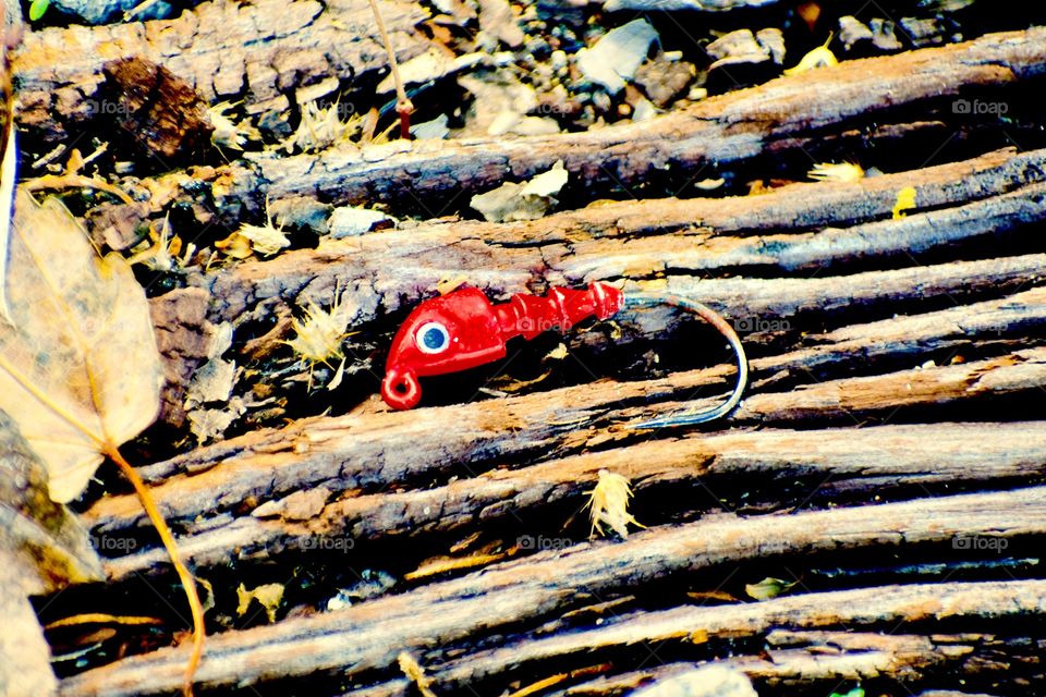 Fish hook on the tracks