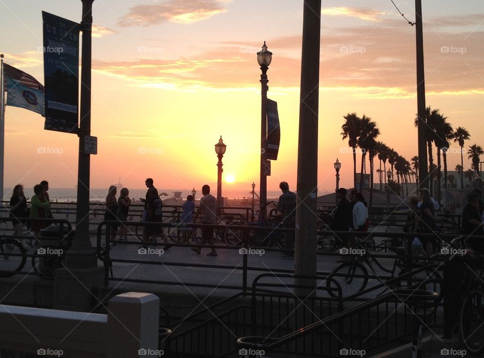 Sunset over Catalina