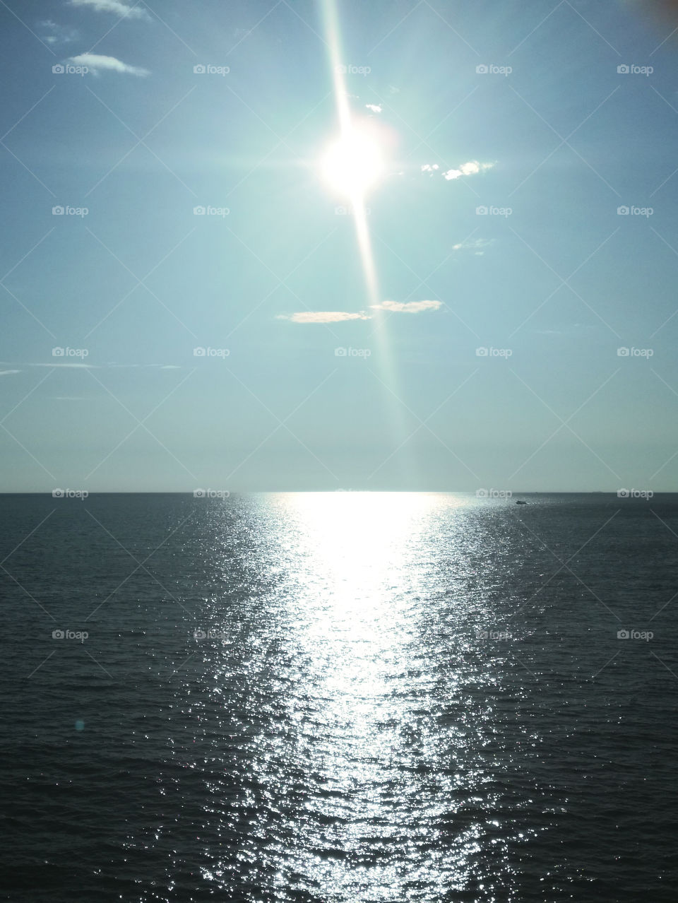 perfect view. sky, sea and sun