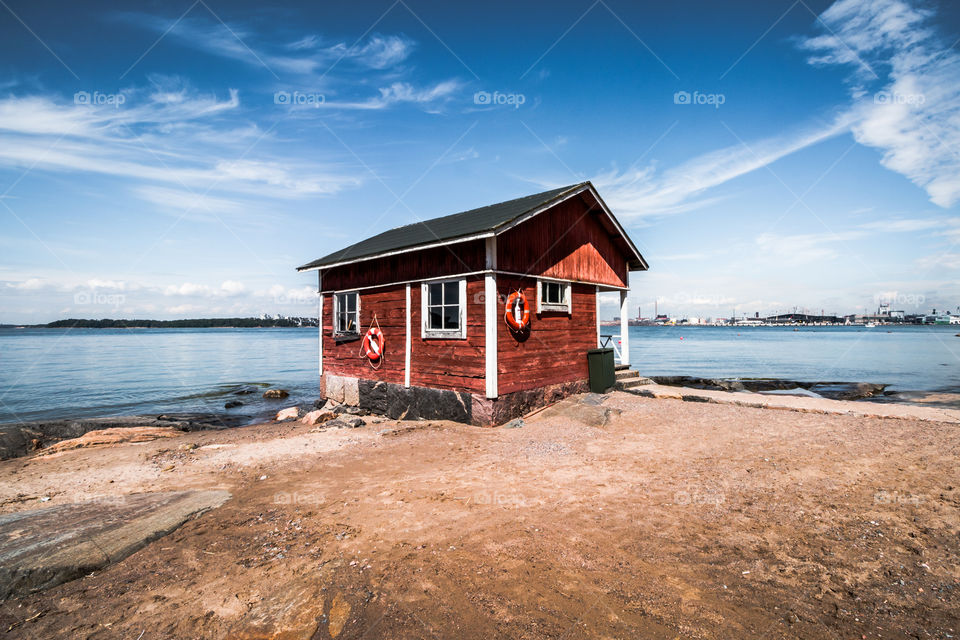 Abandoned Rescue Booth in Finland