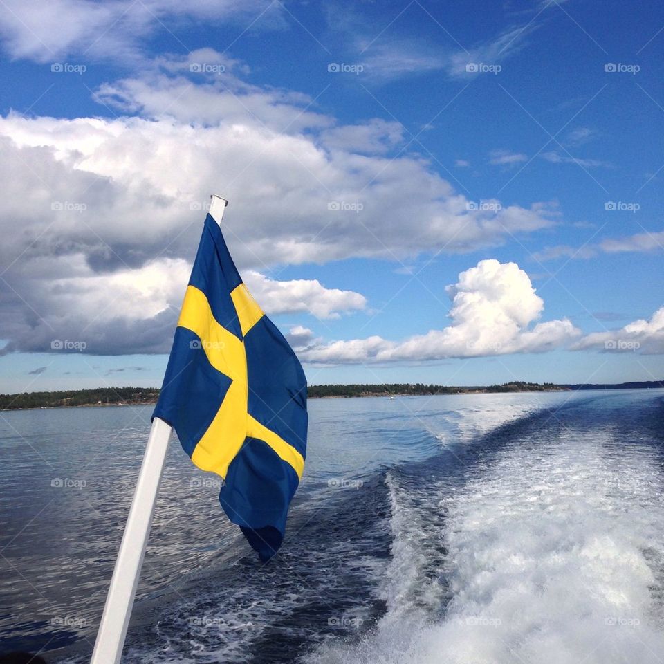 Boat trip in the Stockholm archipelago