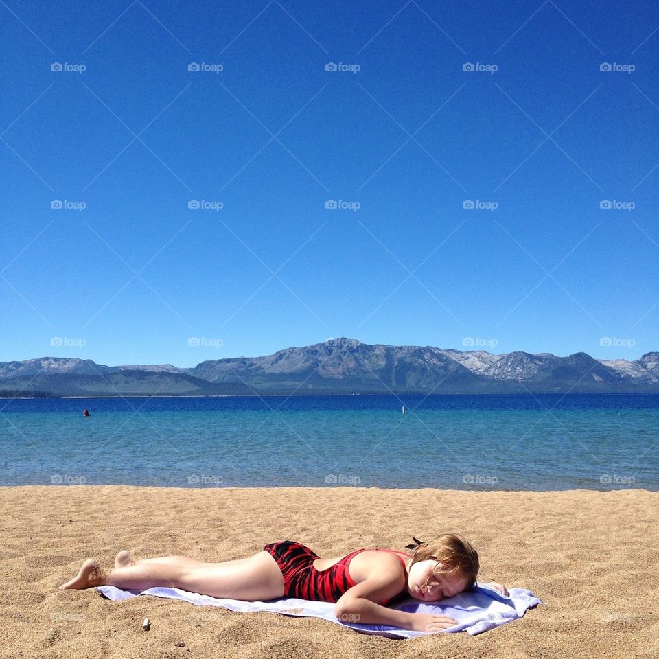 Soaking up Tahoe Sun