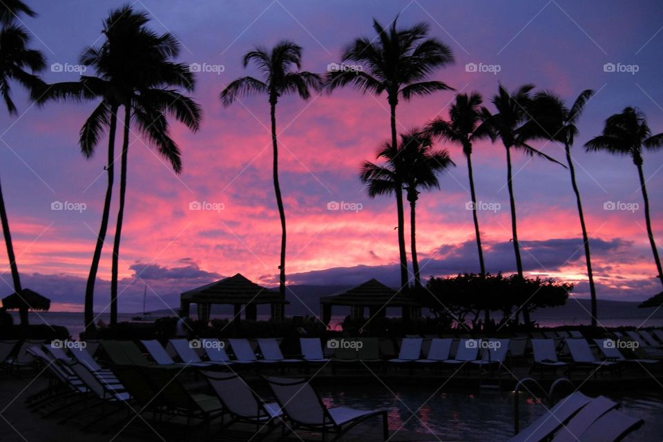 Sunset in Maui