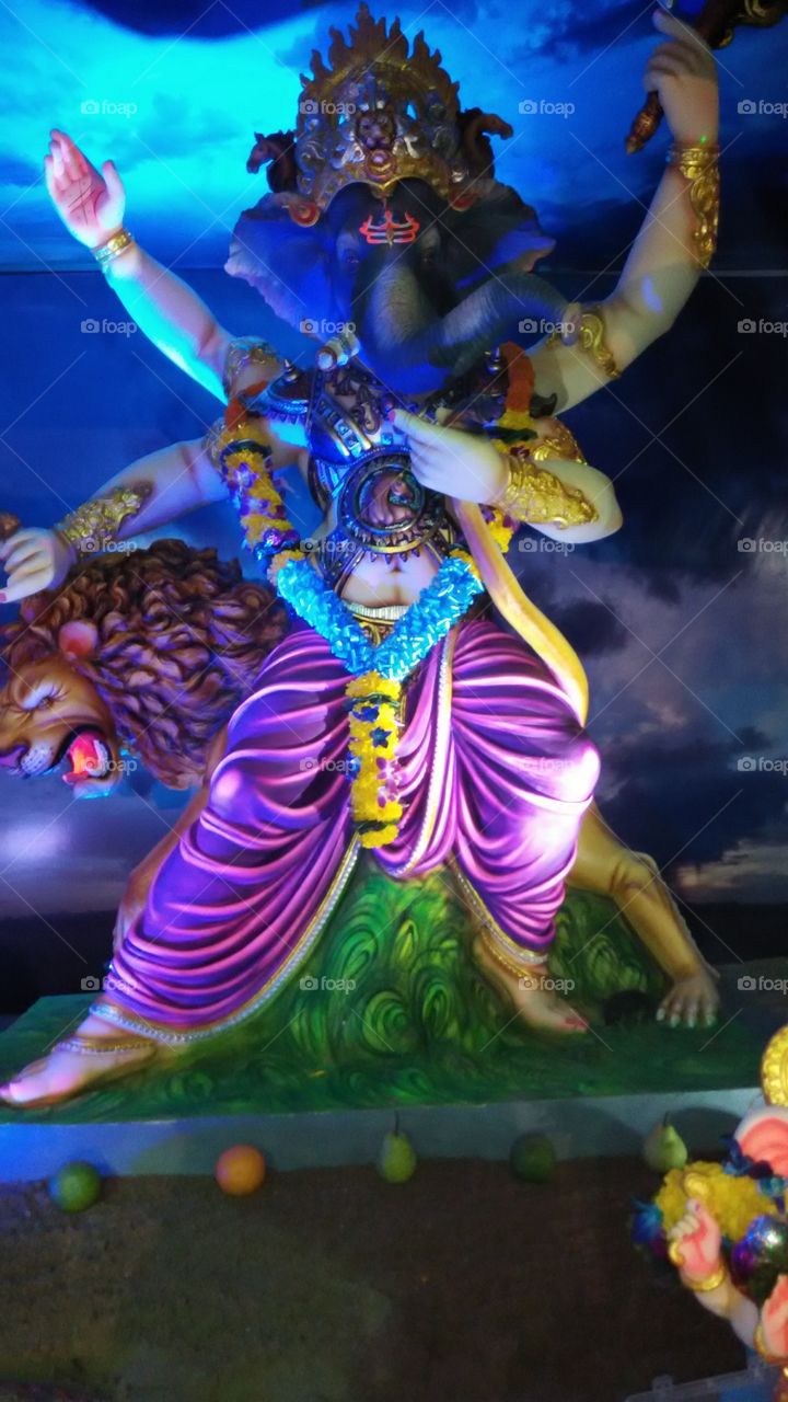 Ganesha Festival Mumbai India also known as Ganesh Utsav aka Ganpati Mahotsav