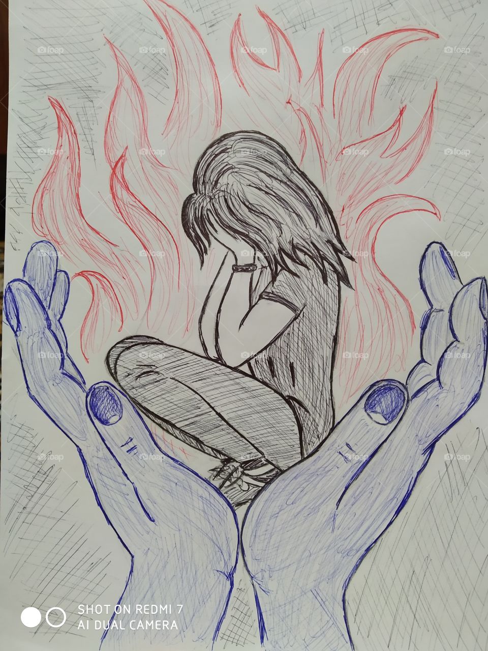 my art. we are in God's hands