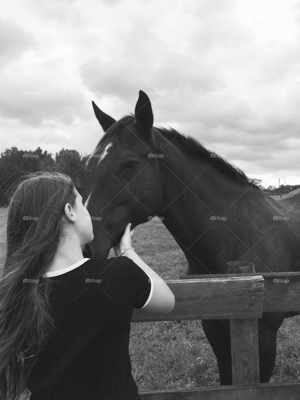 A girl and her horse 😍