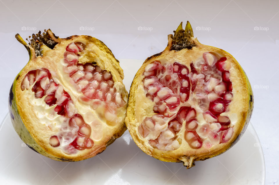 Cross Sections Of Pomegranate