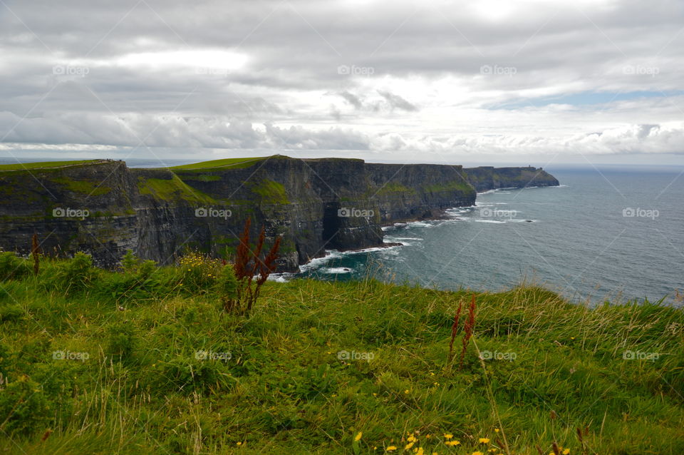 Cliffs of Mother in Clare county, Ireland-Eire