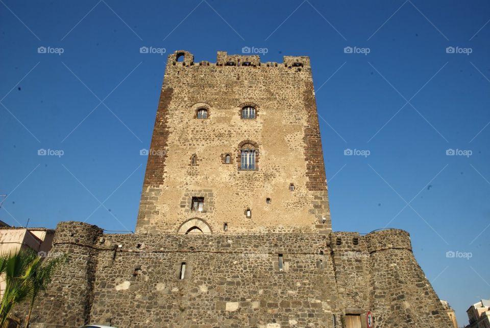 Norman castle, Adrano, Sicily