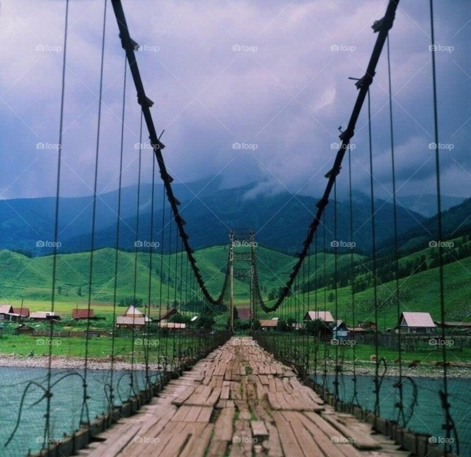 Алтай. Россия. Мост в рай