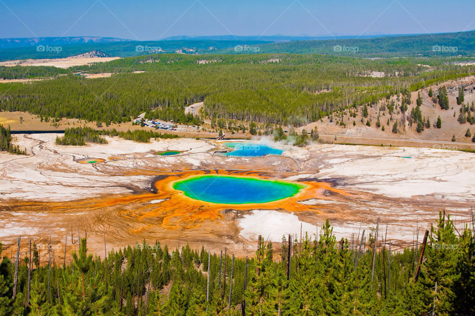 Grand Prismatic Spring in Yellowstone