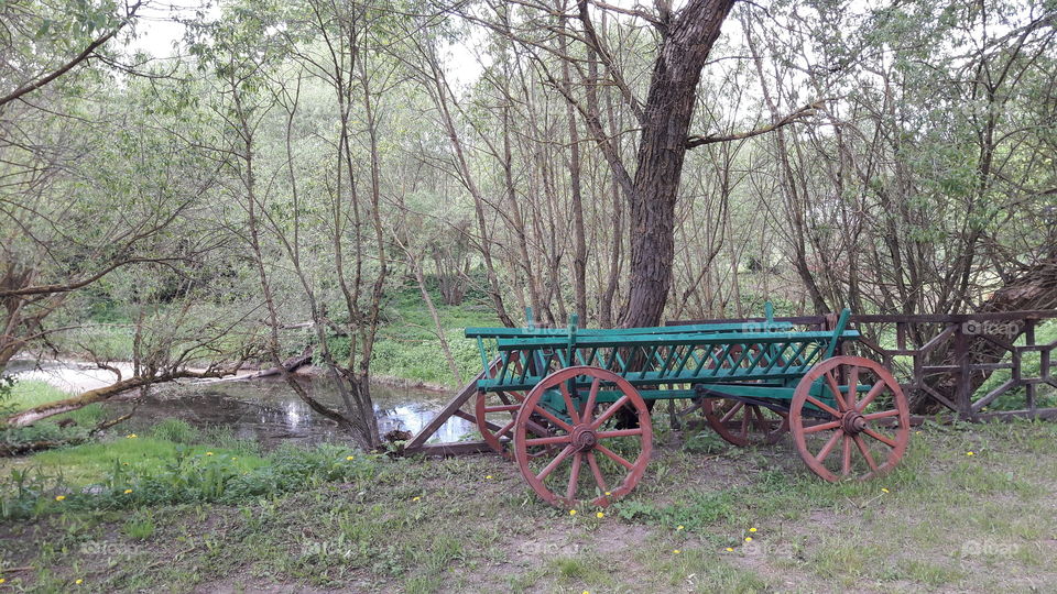 Antique carriage.