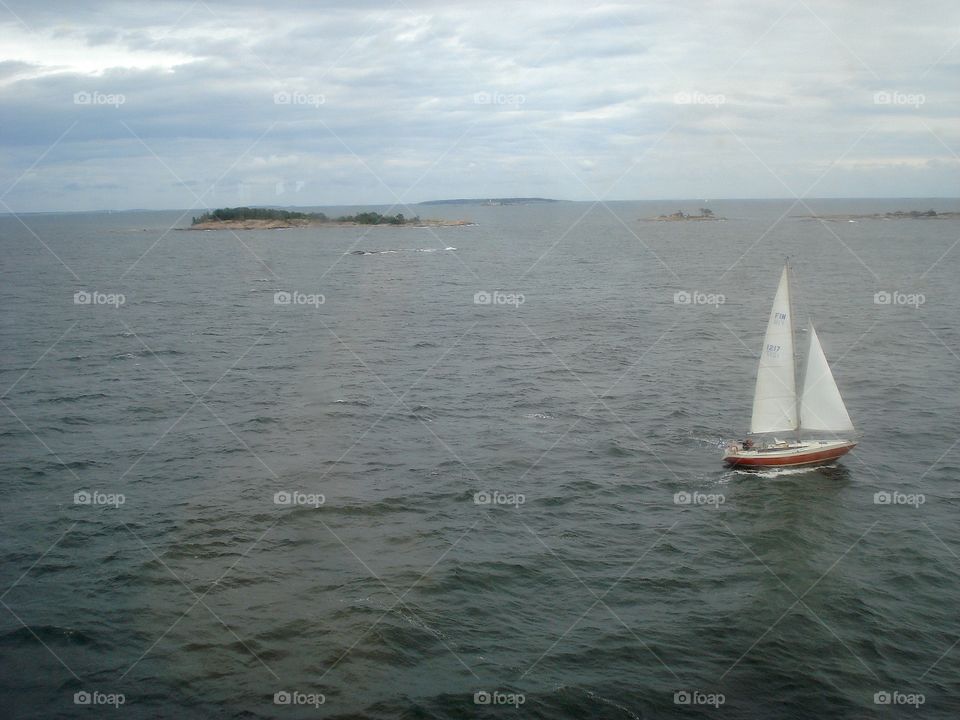 Looking out of the window 