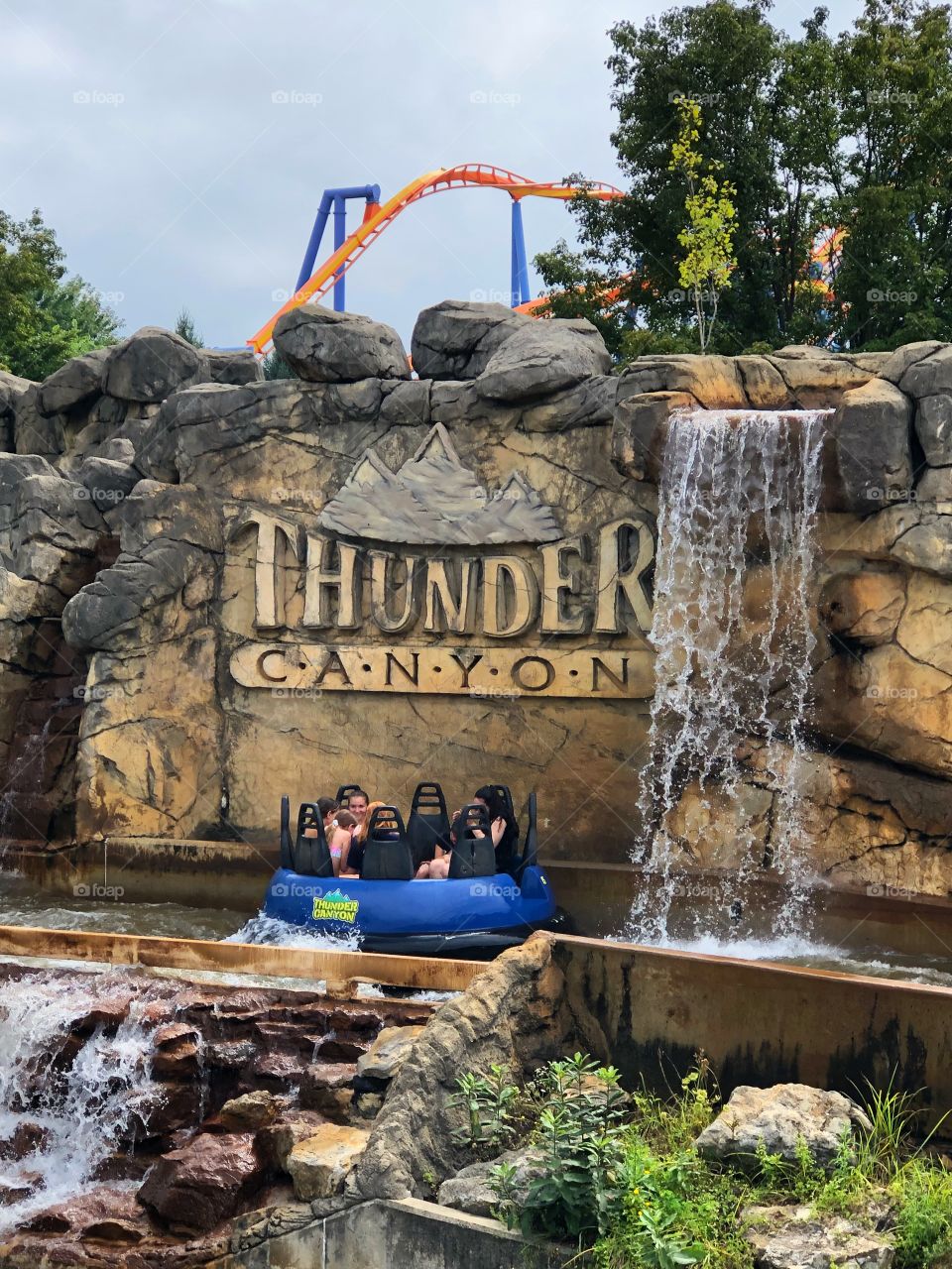 Thunder Canyon ride at Dorney Park