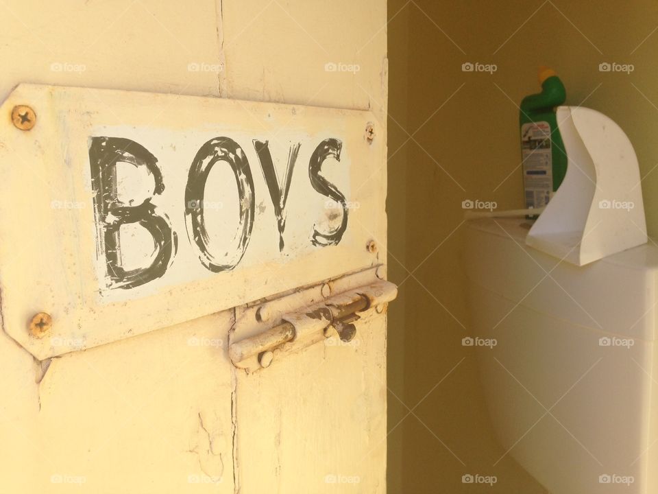 Old Outhouse Outside Toilet, Whyalla, South Australia. Whyalla, South Australia, Outside