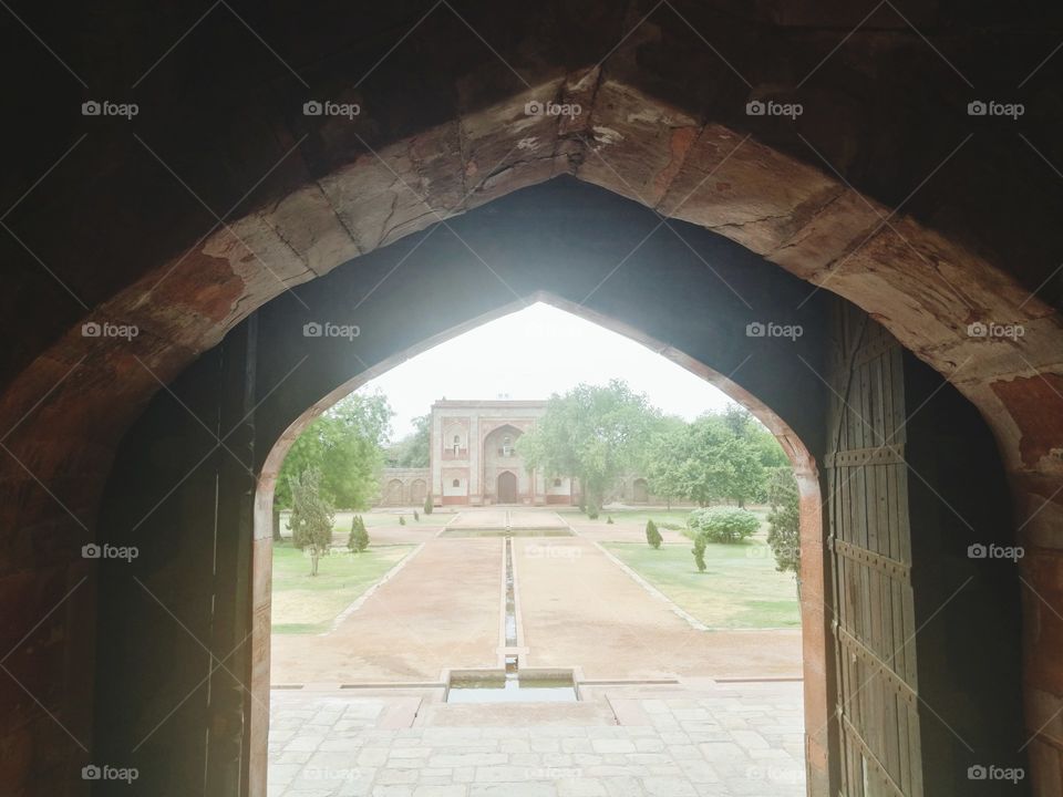 humayun's tomb, delhi, india