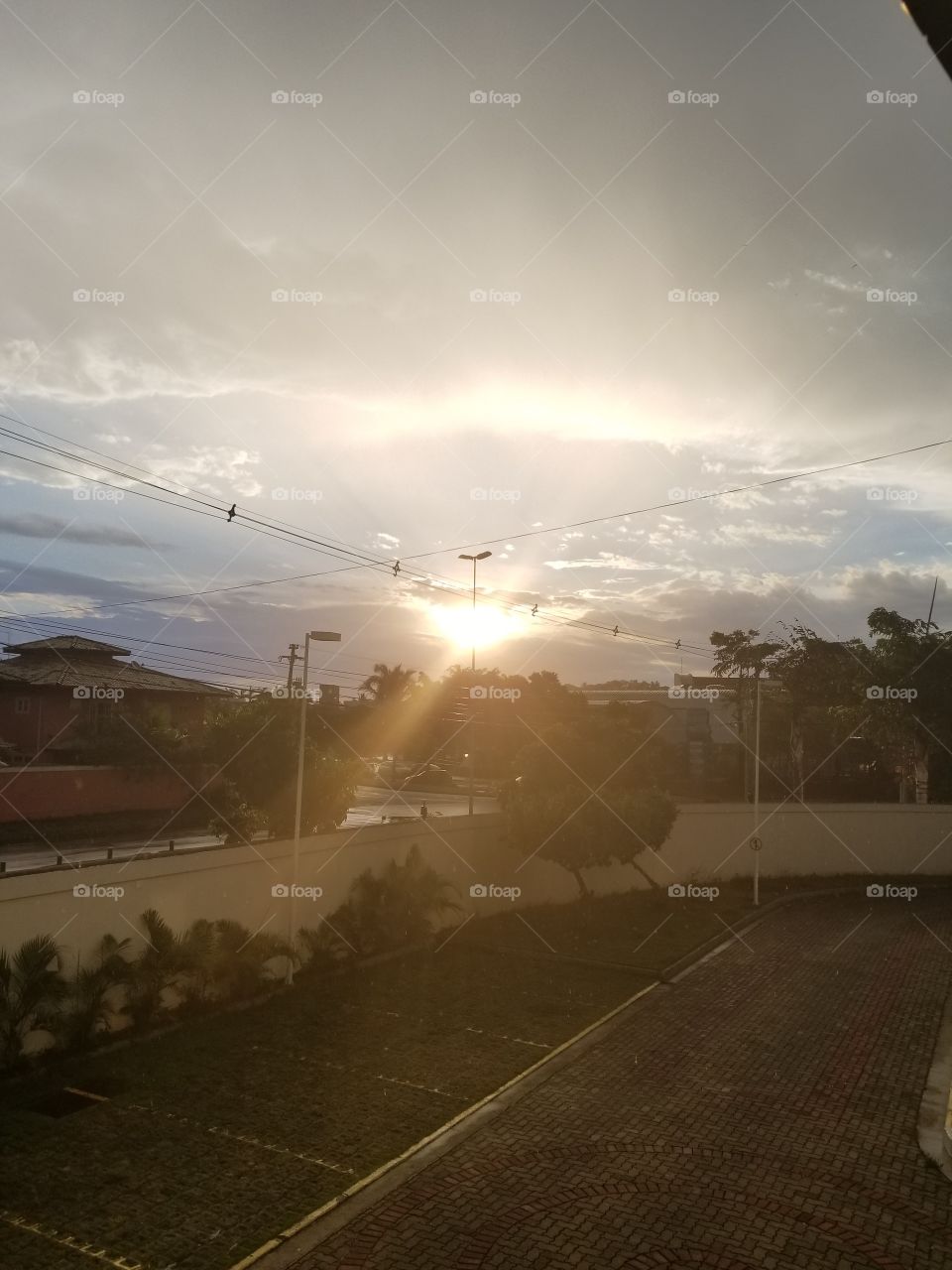 Lindo pôr do Sol!