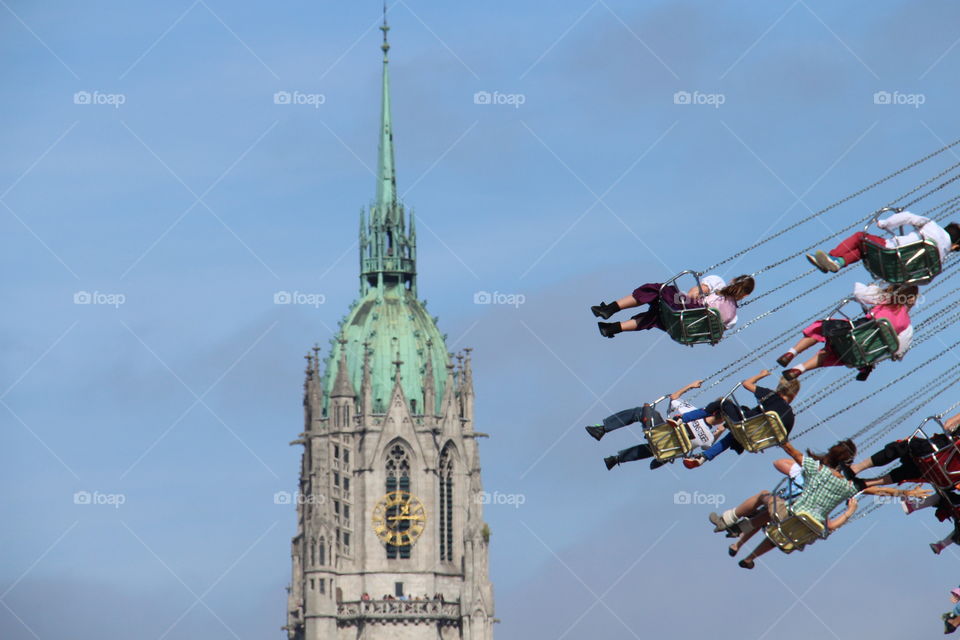 fun at oktoberfest. vacation in Munich