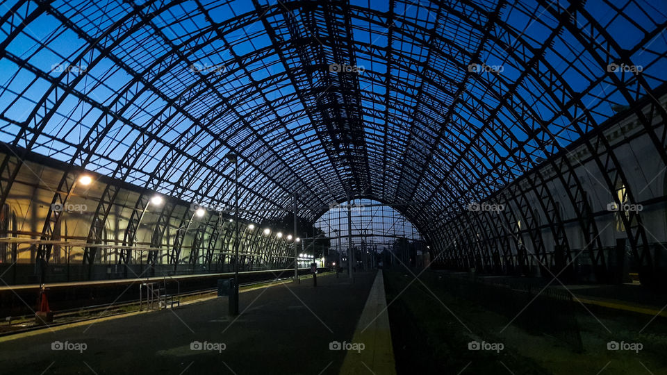 Train station of the city of La Plata Buenos Aires Argentina