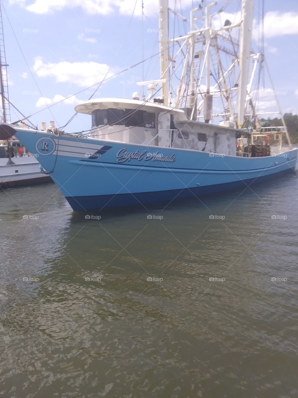 #crystalamamda #shrimp #outfitters #shrimper #boat #water