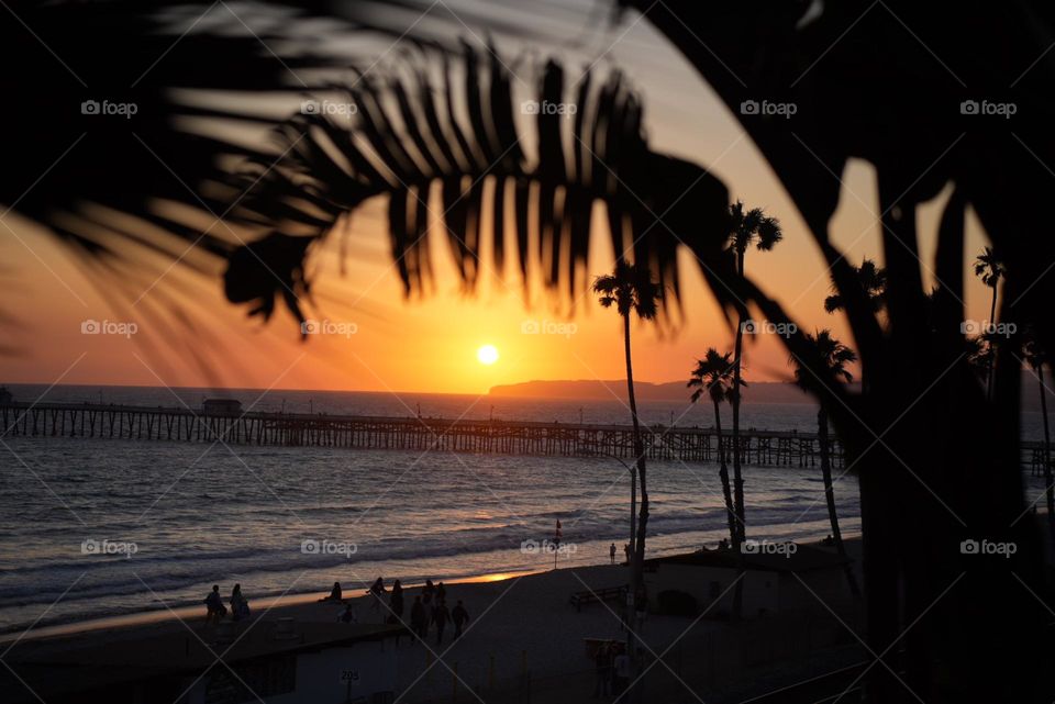 Sunset in San Clemente - California- June 2023