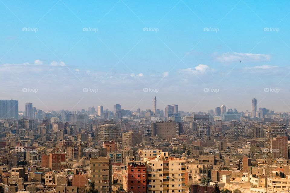 Skyscraper scape of Kairo city ,Egypt