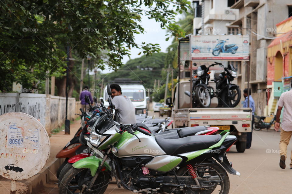 Bike, Vehicle, Street, Road, People