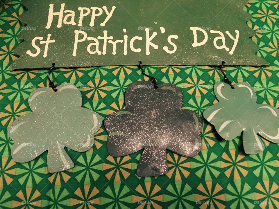 St. Patrick's. Day sign