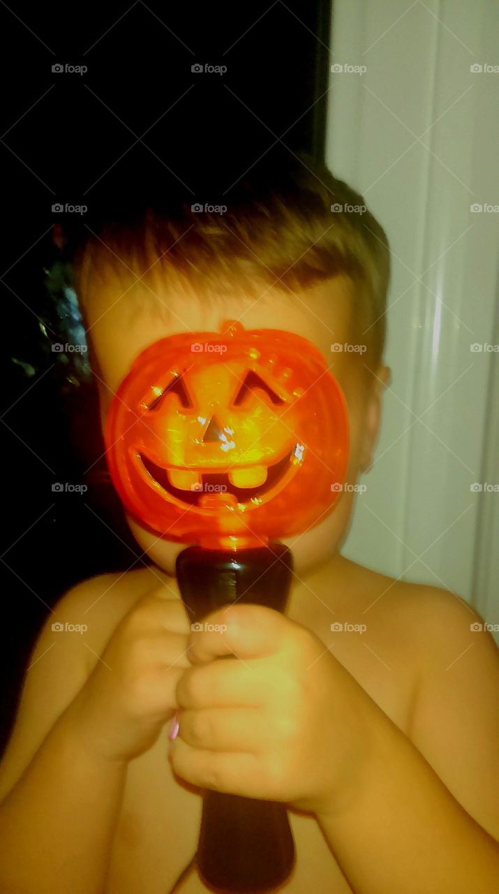 boy Jack with lantern