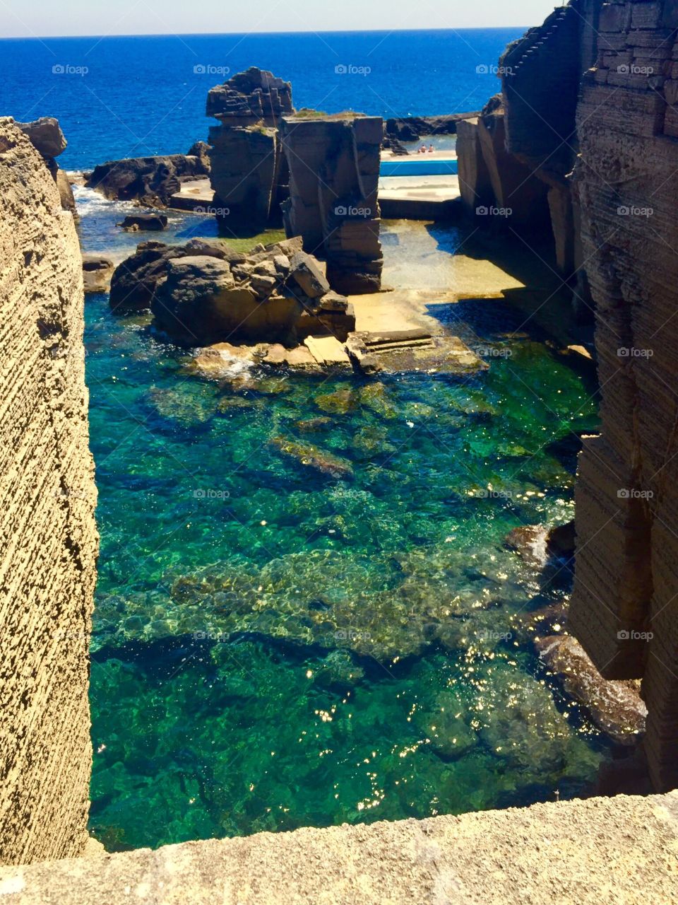 Sea ruins