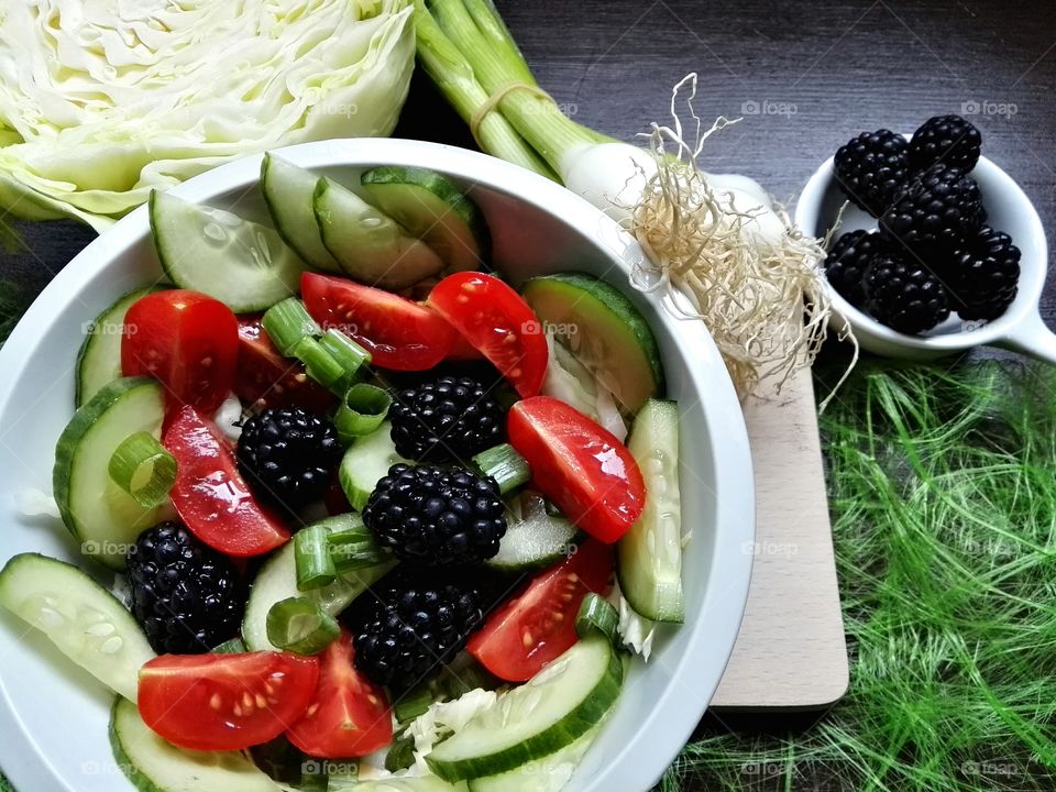 summer homemade salad