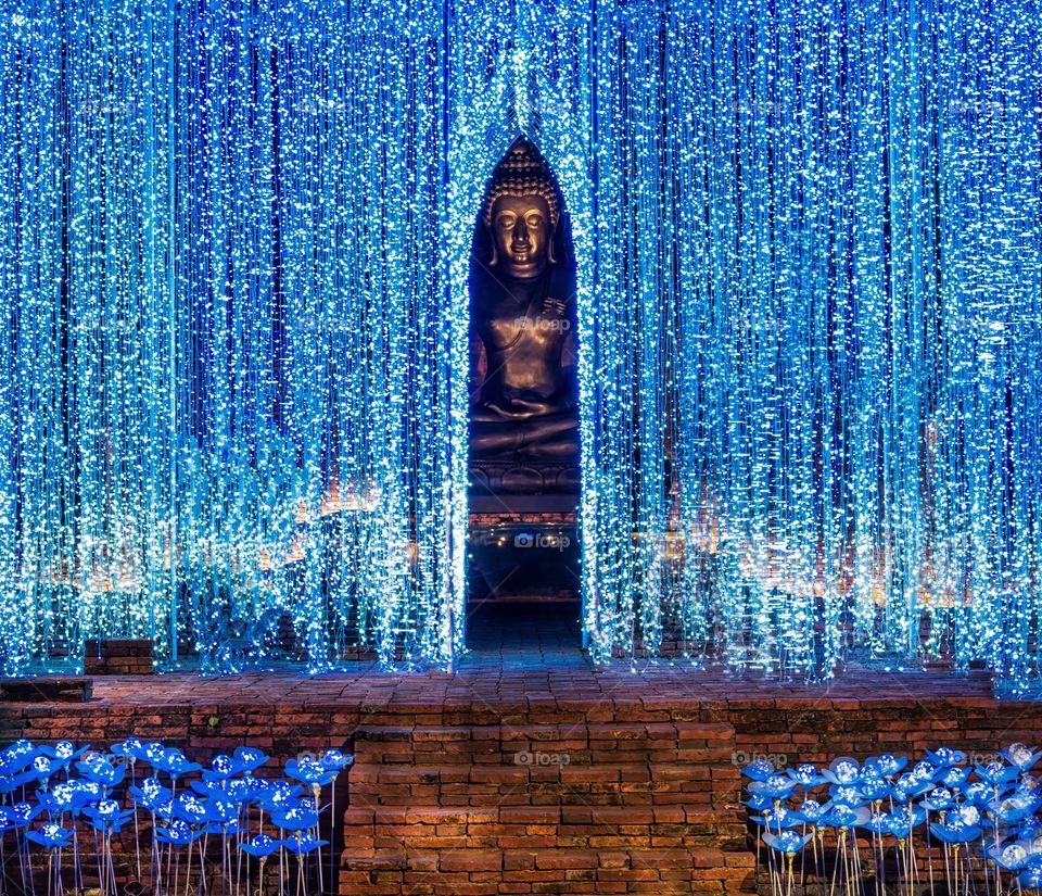 Buddha on the beautiful background